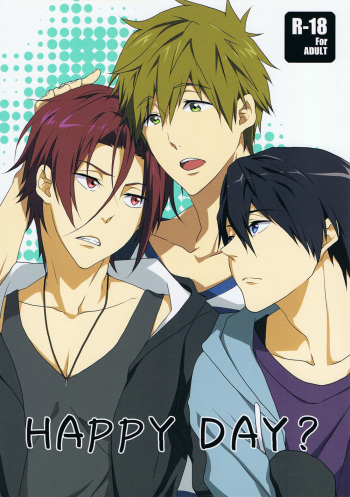 (Renai Jiyuugata! Natsu Honban) [Gyoukou (Yaki Rio)] HAPPY DAY? (Free!) [English] [Moy Moe Scans] cover