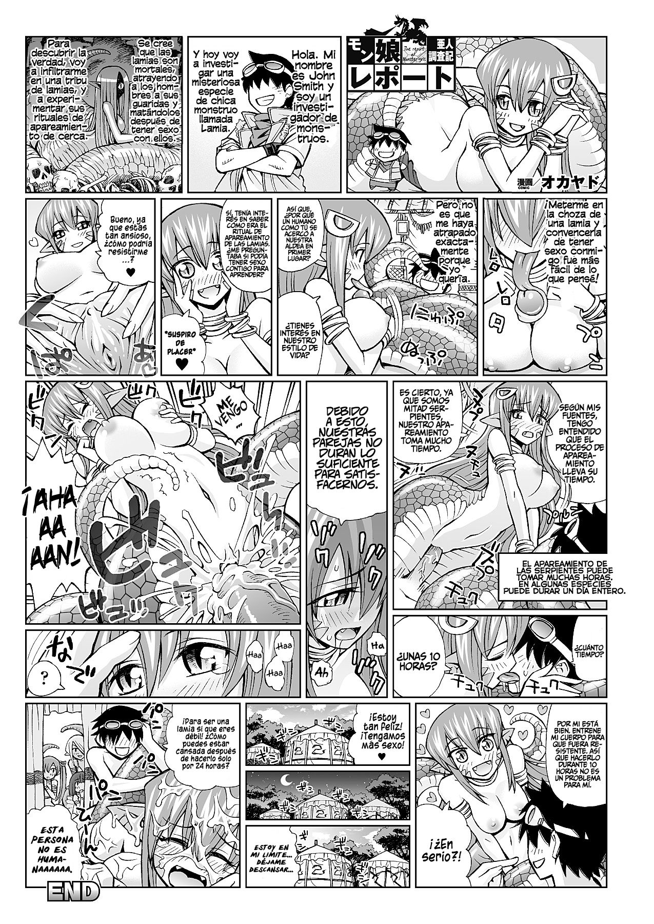 El Reporte de las Chicas Monstruo   =SH & P666HF= page 1 full