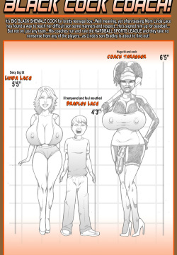 Shemale Domination - Black Cock Coach!