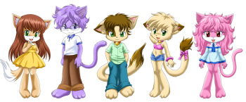 (Palcomix) Little Tails - Characters cover