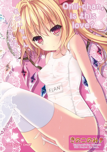 (Reitaisai 10) [KINOKONOMI (kino)] Onii-chan, Kore Suki? | Onii-chan, is this love? (Touhou Project) [English] {Zettai Ryouiki} cover