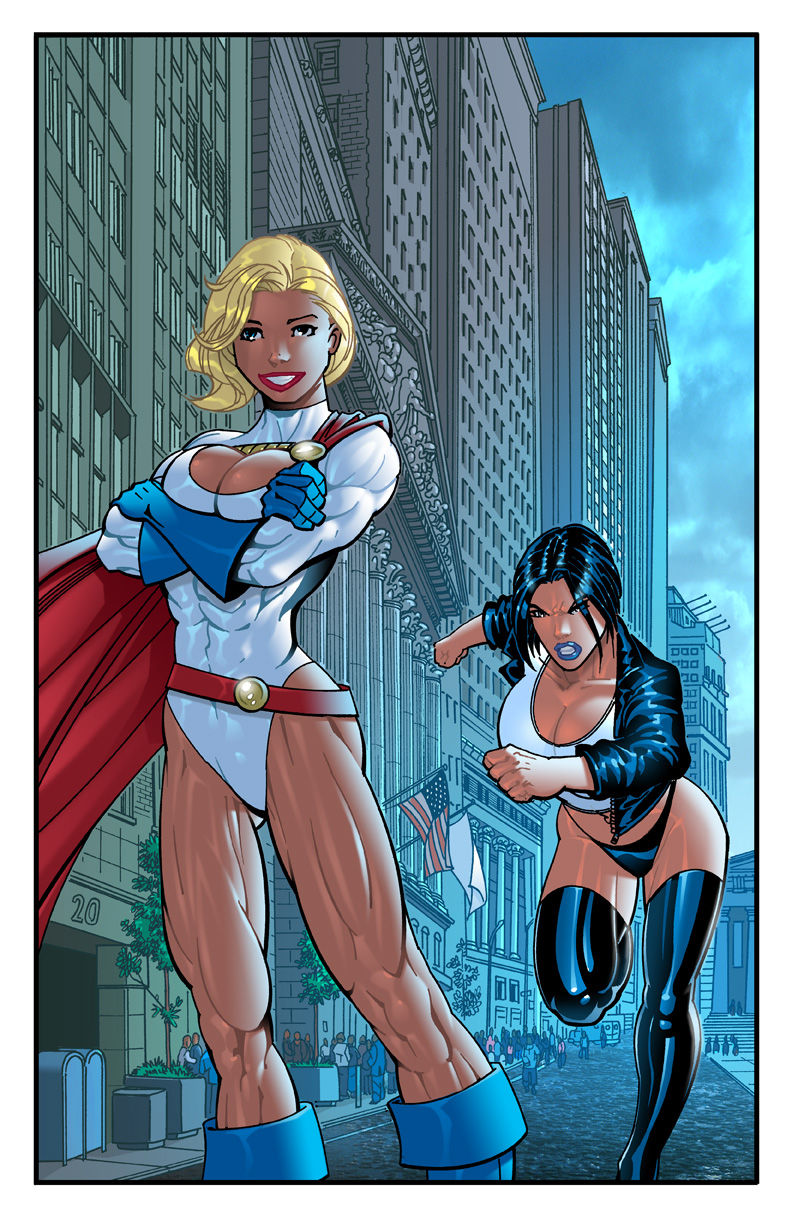 Powergirl vs Feedback I & II page 9 full