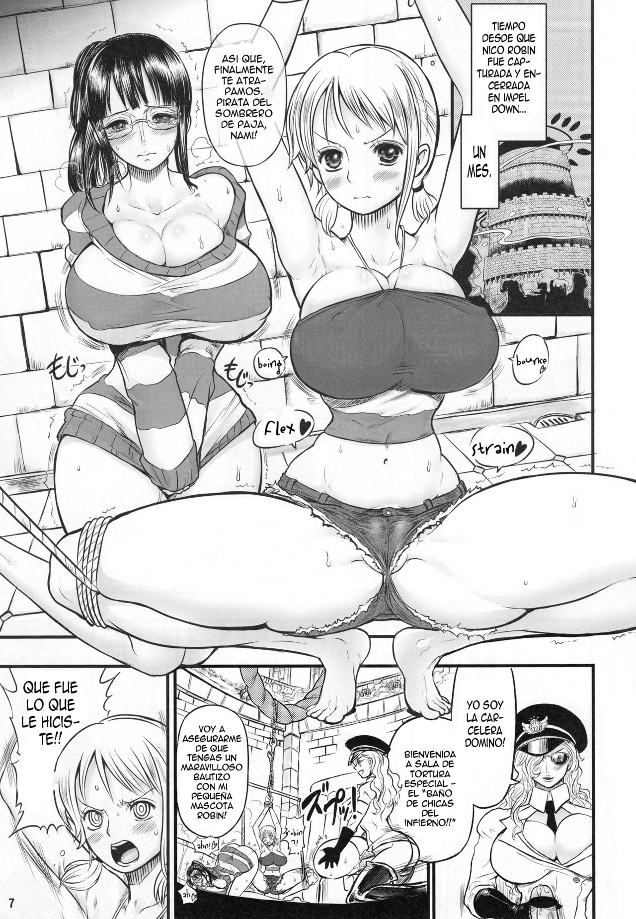 Midarezaki Joshuu Kaizoku 2 -Robin to Nami no Love Love Mitsu Shibori hen- page 6 full