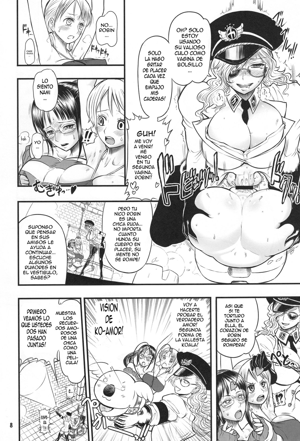 Midarezaki Joshuu Kaizoku 2 -Robin to Nami no Love Love Mitsu Shibori hen- page 7 full