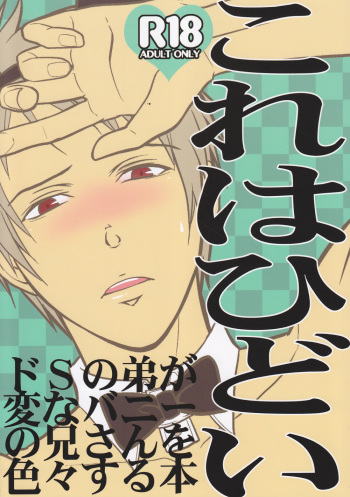 (FIZZCODE) Kore wa hidoi (Axis powers hetalia) cover