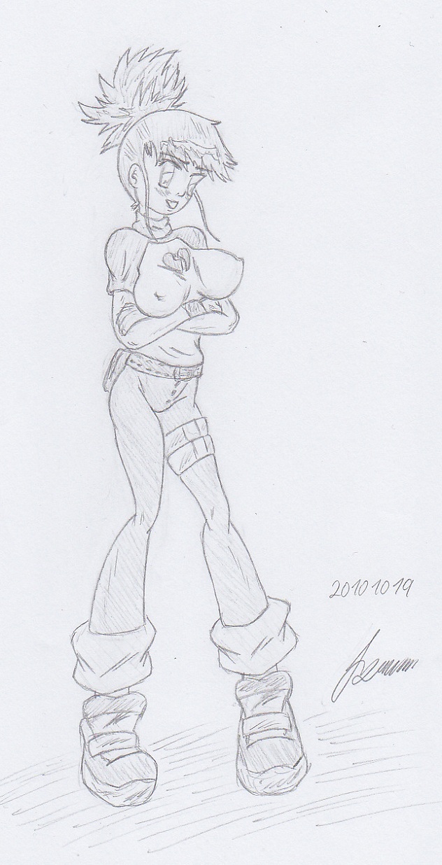 My miny Rika Nonaka_digimon tamers Sketches work_2 page 10 full