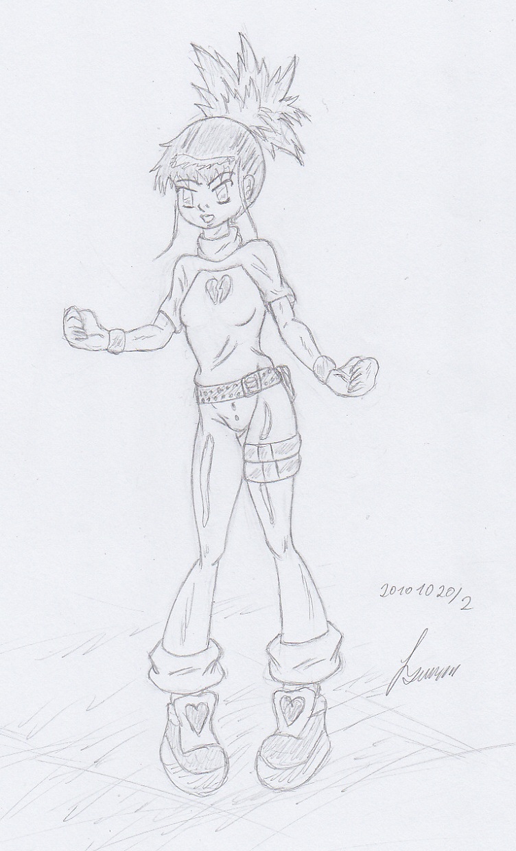 My miny Rika Nonaka_digimon tamers Sketches work_2 page 12 full