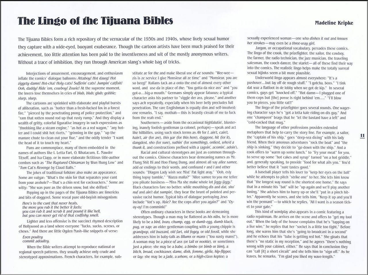 Tijuana Bibles: Art and Wit by Bob Adelman page 11 full