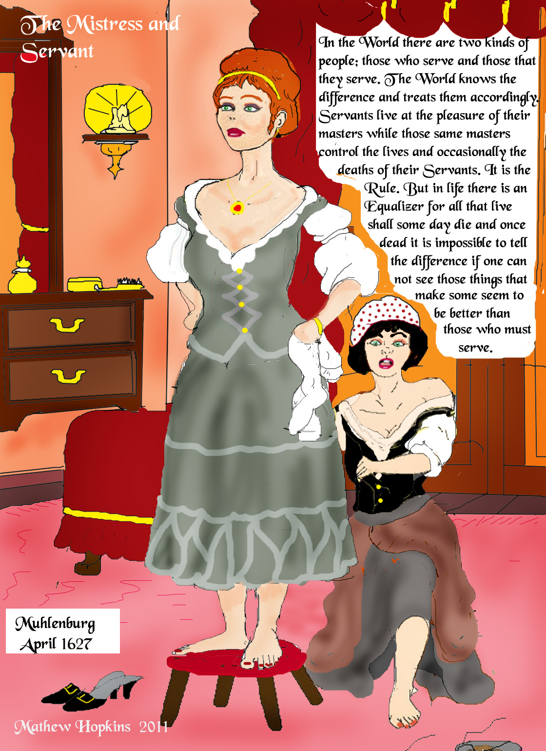 Mathew Hopkins: The Mistress and Servant page 1 full