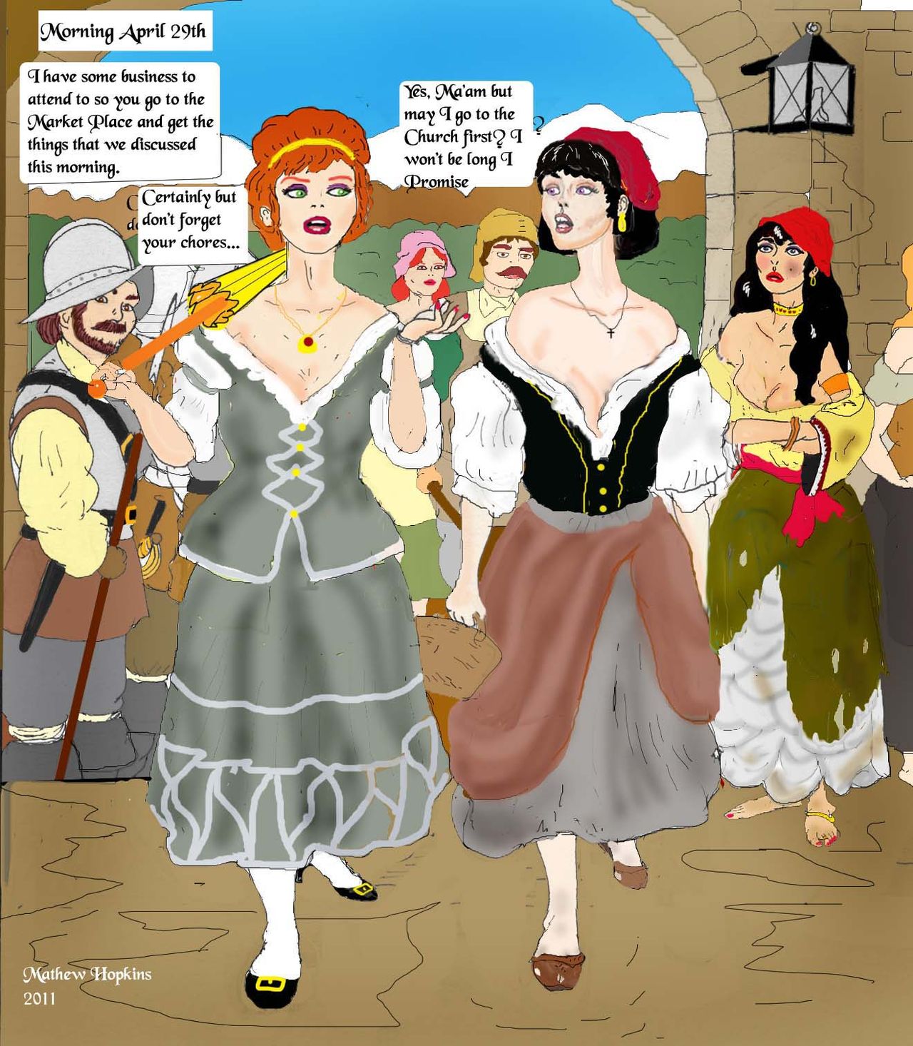 Mathew Hopkins: The Mistress and Servant page 3 full