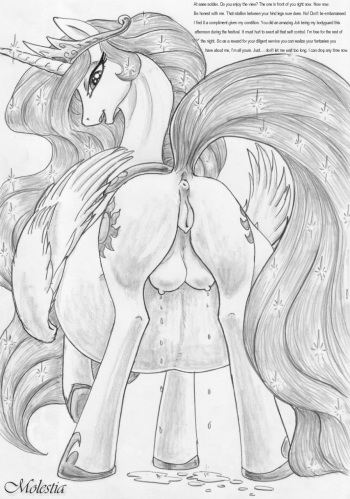 [leovictor64] My Homage To Princess Molestia (My Little Pony Friendship Is Magic) cover