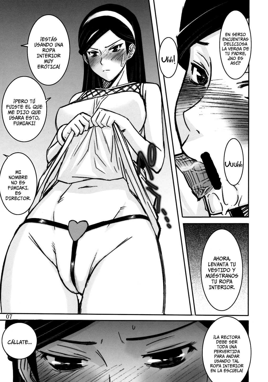Shiritsu Waldstein Gakuin Geneki Gakuchou Kumashiro Maya - Shougeki no DEBUT!! | ¡¡Impactante Debut de Kumashiro Maya la Actual Rectora de la Academia Waldstein!!   =P666HF= page 6 full