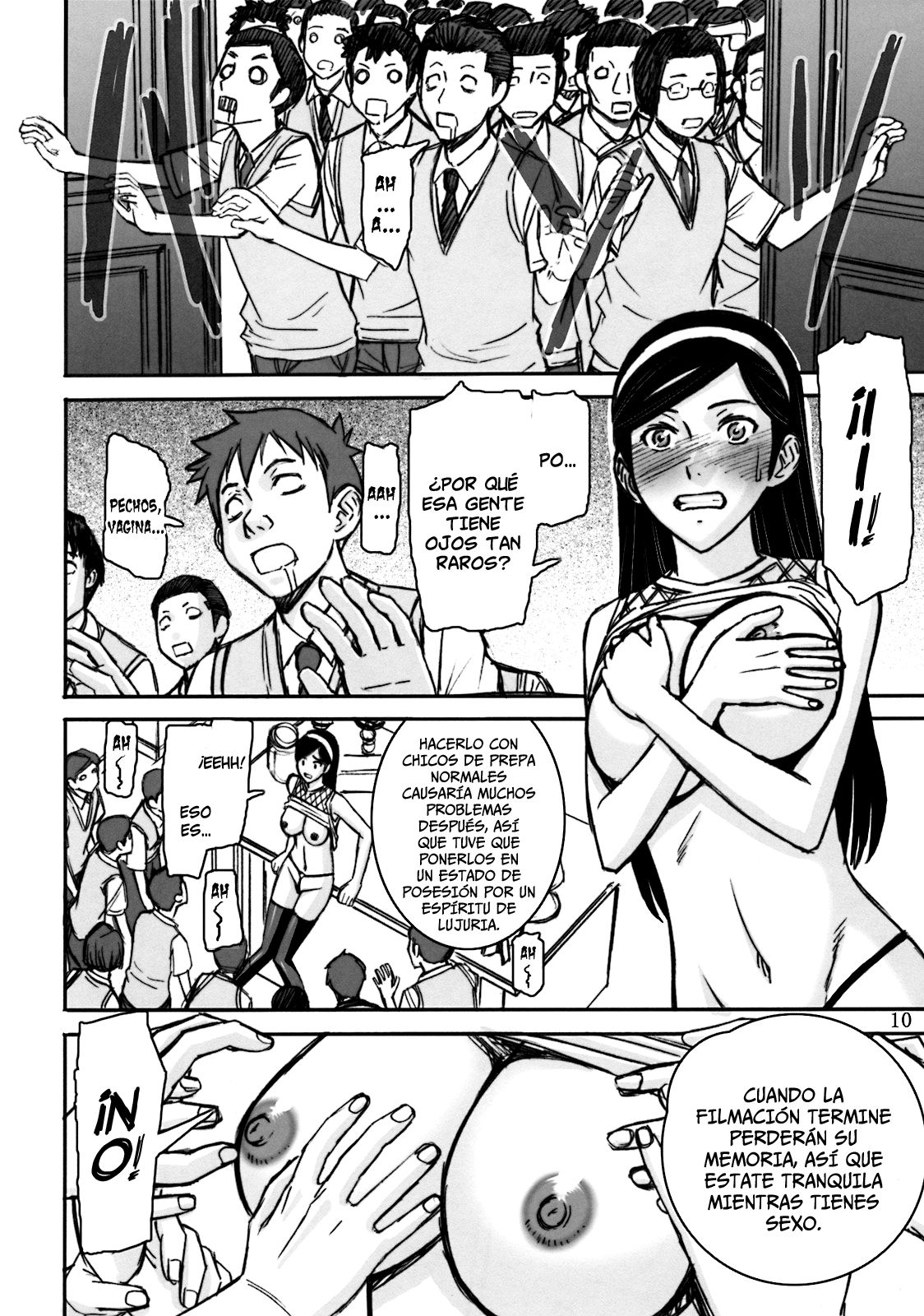 Shiritsu Waldstein Gakuin Geneki Gakuchou Kumashiro Maya - Shougeki no DEBUT!! | ¡¡Impactante Debut de Kumashiro Maya la Actual Rectora de la Academia Waldstein!!   =P666HF= page 9 full