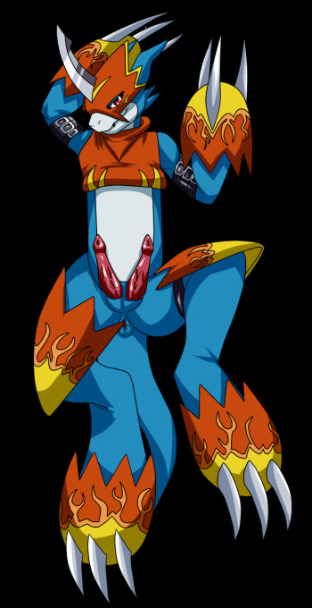 [darthglacier] Renamon humps Flamedramon cover