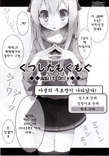 (C80) [Usotsukiya (Oouso)] Kutsushita Mogu Mogu [Korean] [Team Arcana] cover