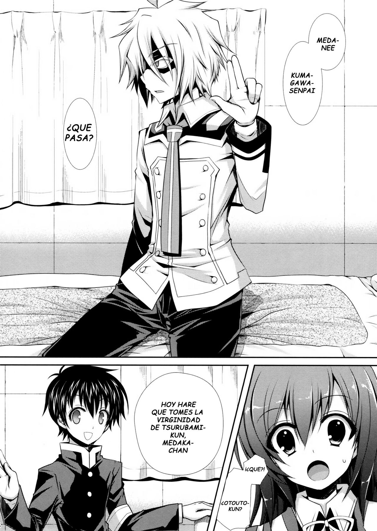 Medaka-chan Sakunyuu 4 ~Kumagawa-kun ni Aka-san mo Ryoujoku Sarechau Hon~ | Medaka-chan Sakunyuu 4 - Kumagawa-kun viola a Aka-san page 6 full