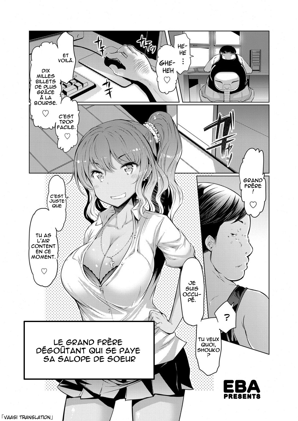 Kimoani, Bitch Imouto o Kau. | Le grand frère dégoûtant qui se paye sa salope de souer page 1 full
