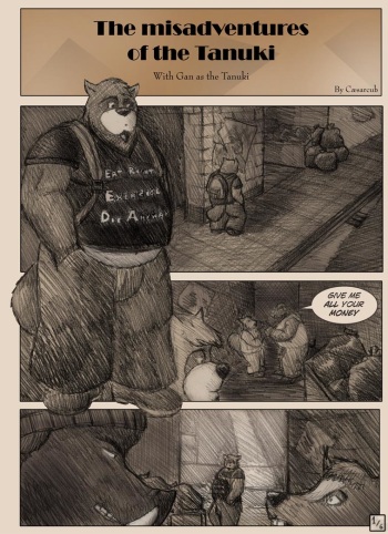 The misadventures of the tanuki cover