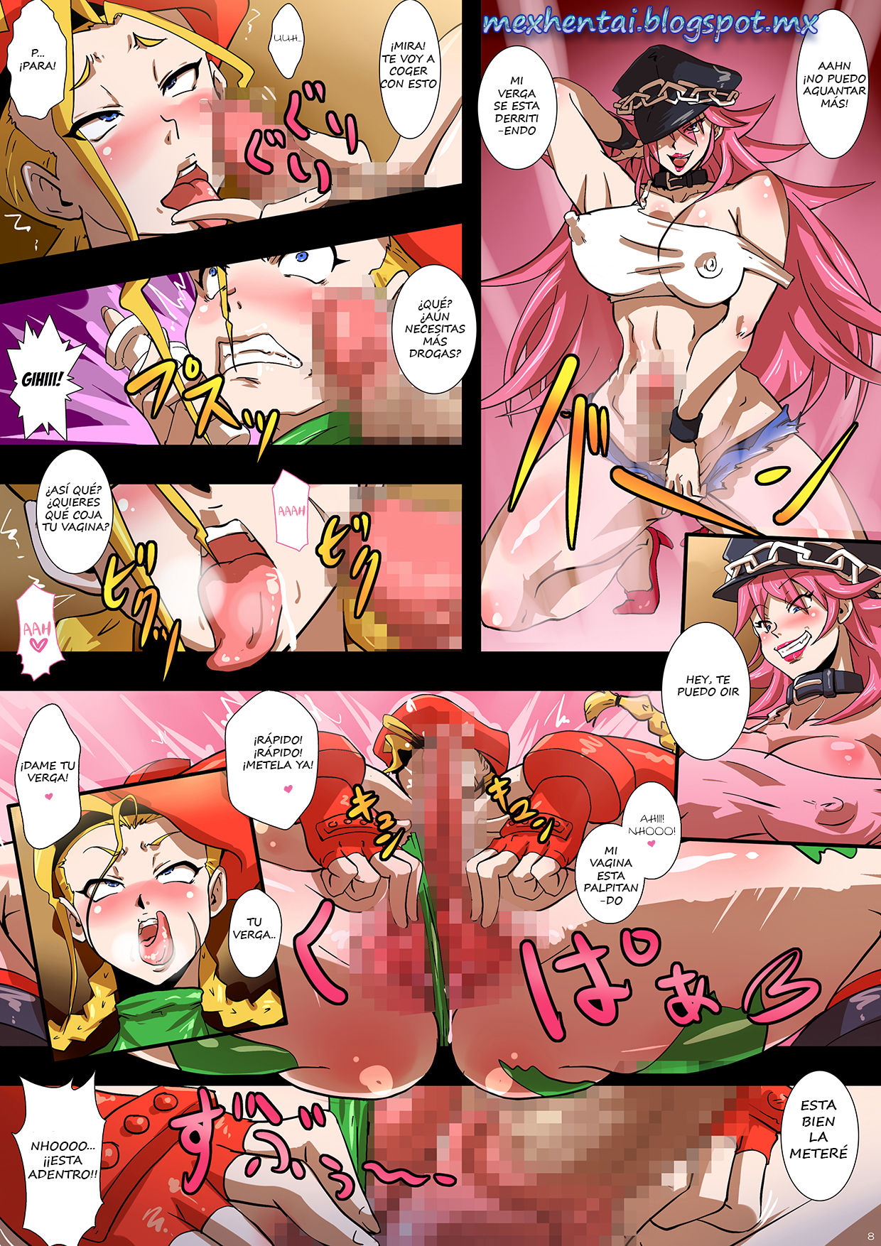 BITCH FIGHTER II -Chun-Li to Cammy ga Seidorei e to Ochiru made- | BITCH FIGHTER II Turbo -The Depths of Chun-Li and Cammy's Corruption- page 8 full