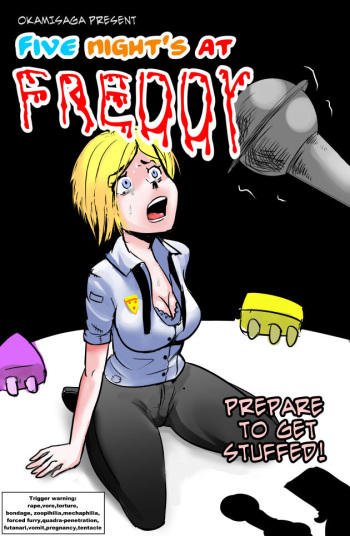 [Okamisaga] A Night At Freddy Jizzbear (Five Nights At Freddy's) [English] cover