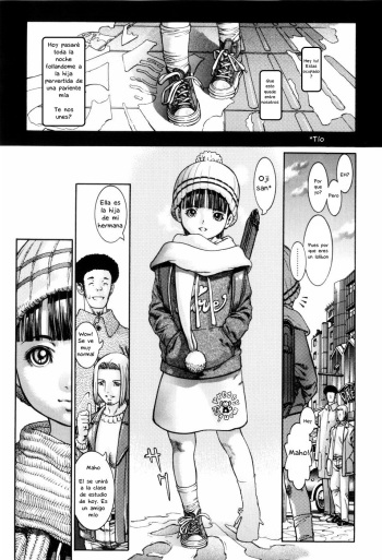 [Ashika] Maho-chan to. | Con Maho-chan (Guzuguzu Shitetara Sodacchauyo?) [Spanish] [Hige] cover