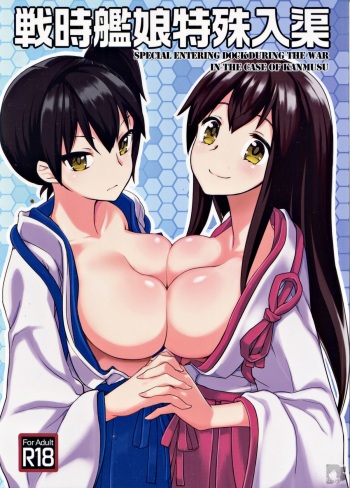 (C85) [Ryokucha Combo (Chameleon)] Senji KanMusu Tokushu Nyuukyo (Kantai Collection -KanColle-) cover