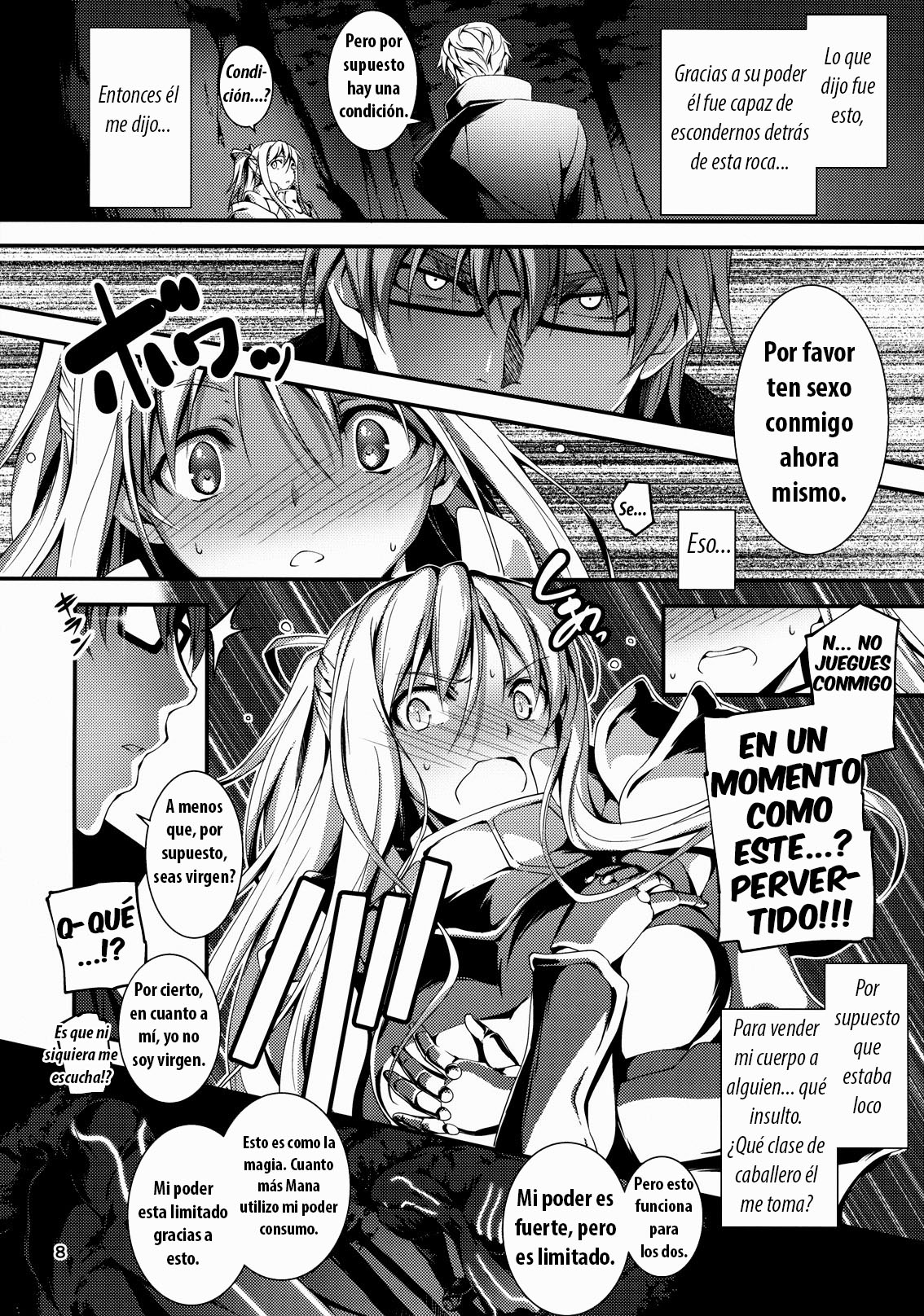 Kuro no Ryman to Kishi Yufia | El Hombre salario de negro y la caballero Yufia page 10 full
