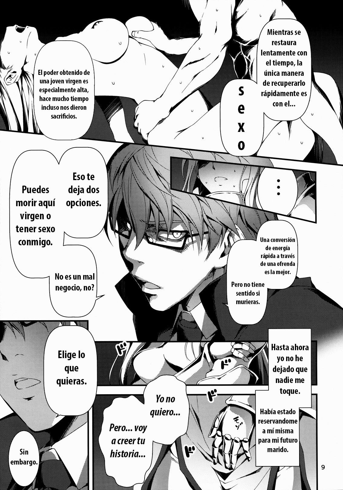 Kuro no Ryman to Kishi Yufia | El Hombre salario de negro y la caballero Yufia page 11 full