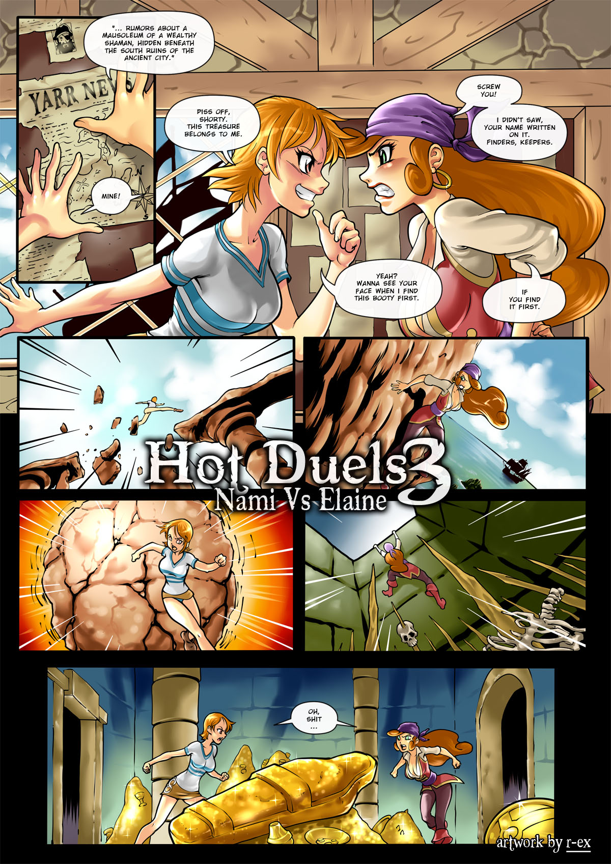 Hot Duels 3 - Nami Vs Elaine page 2 full