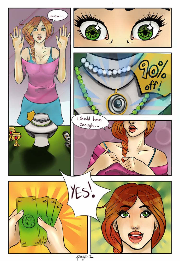 Lilly  in Spooky Town chapter 1 page 2 full