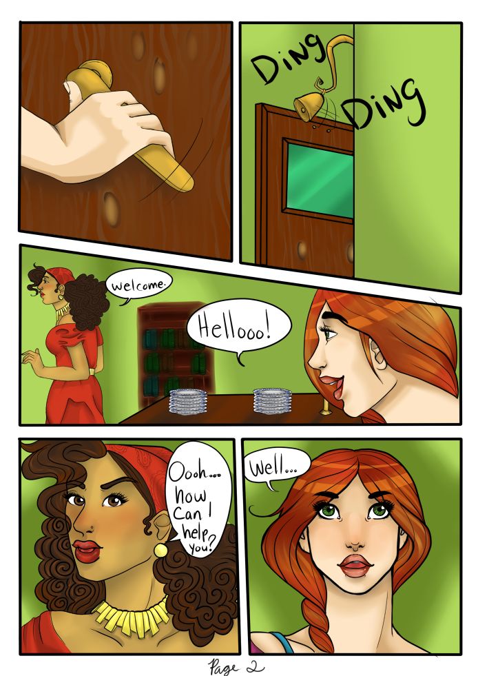 Lilly  in Spooky Town chapter 1 page 3 full