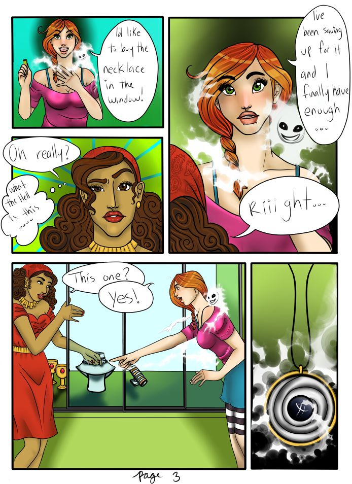 Lilly  in Spooky Town chapter 1 page 4 full