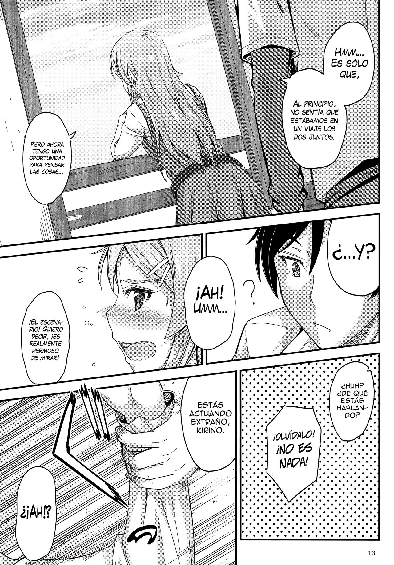 Honkakuteki ni Ani to Musubareru you ni Shimukete Mimashita | Kirino trata que ambos se acerquen page 12 full
