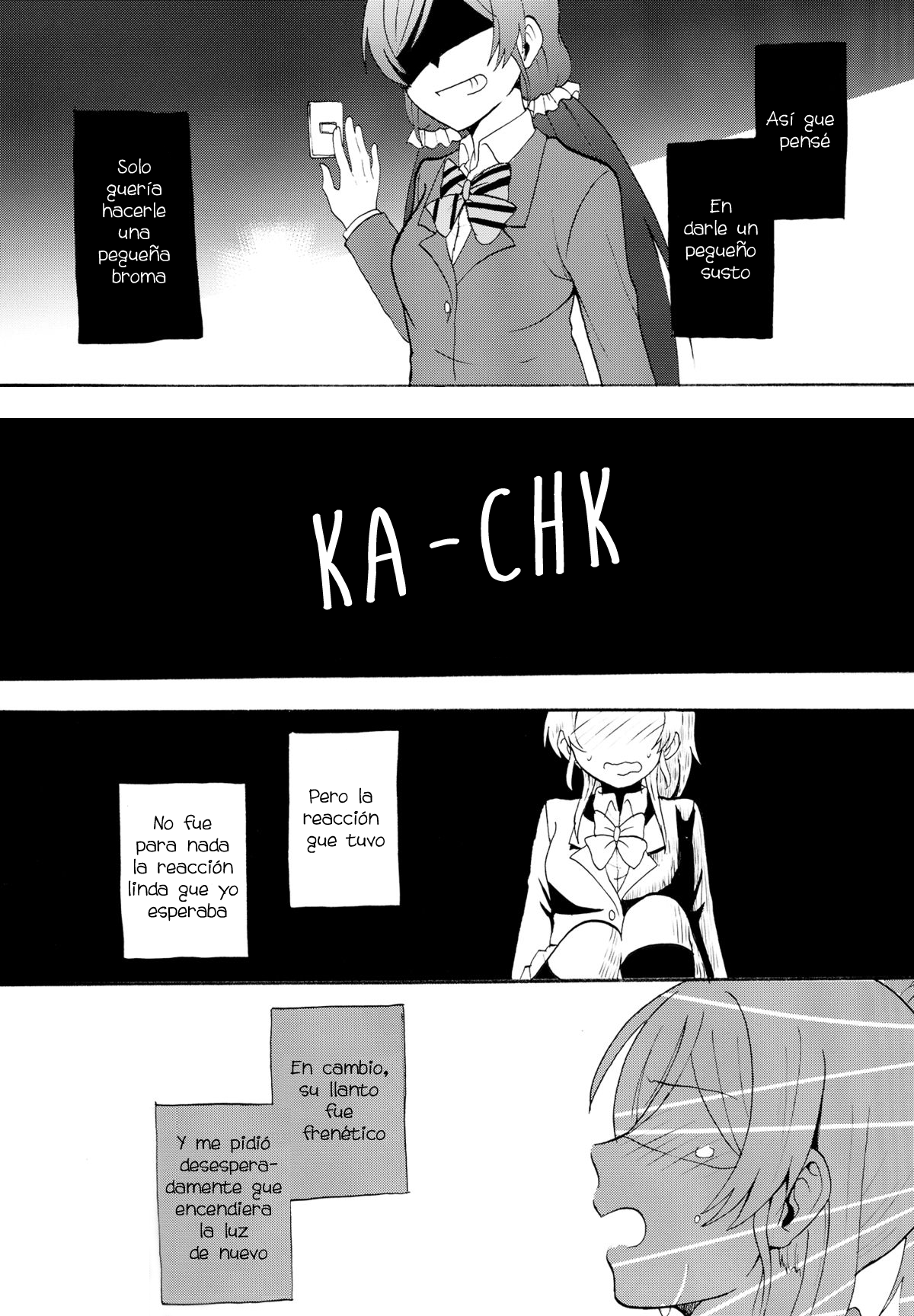 Kuragari no Shita de Dakishimete | Abrázame en la Obscuridad page 9 full