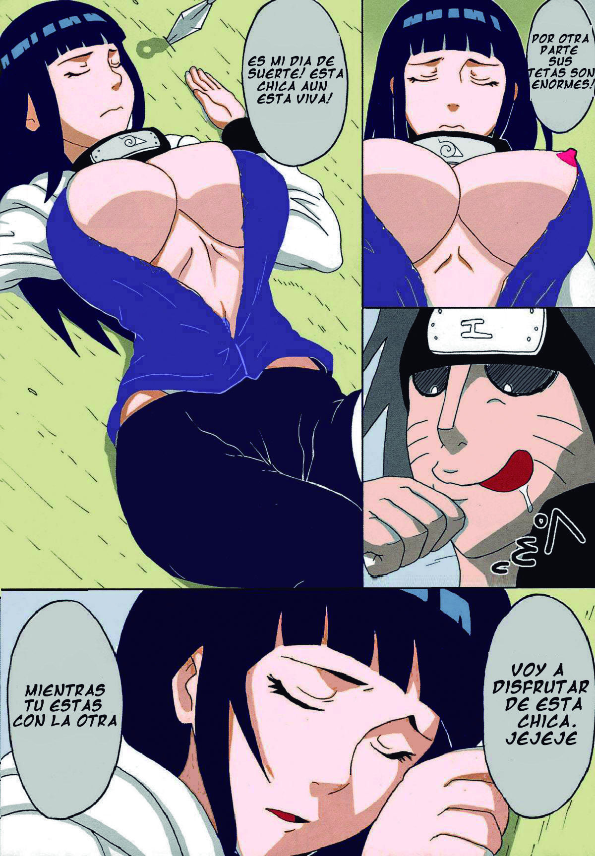 Huge Breasts Rapists  - Color page 4 full