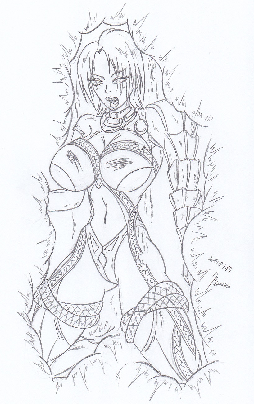 My miny  Ivy & Venom _ Sketches work page 10 full