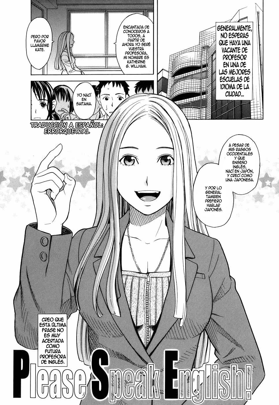 Please Speak English! page 1 full