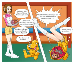 GUILMON VORE MINI COMIC