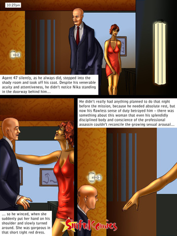 sinful comics - Olga Kurylenko - Hitman [English] cover