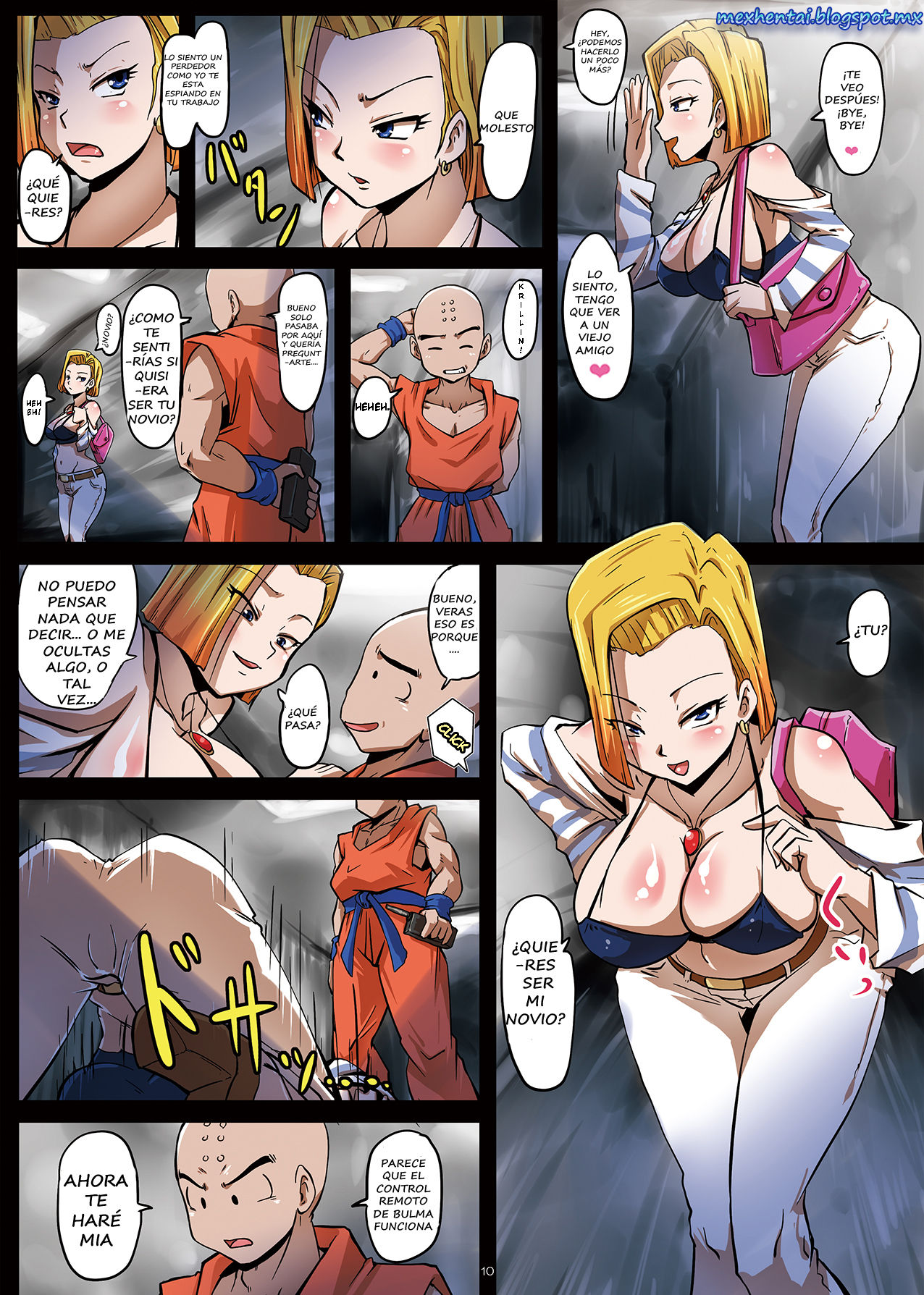 18-gou Sei Dorei Keikaku -Bulma to Krillin no Kyoubou de 18-gou ga Ochiru Made- page 11 full