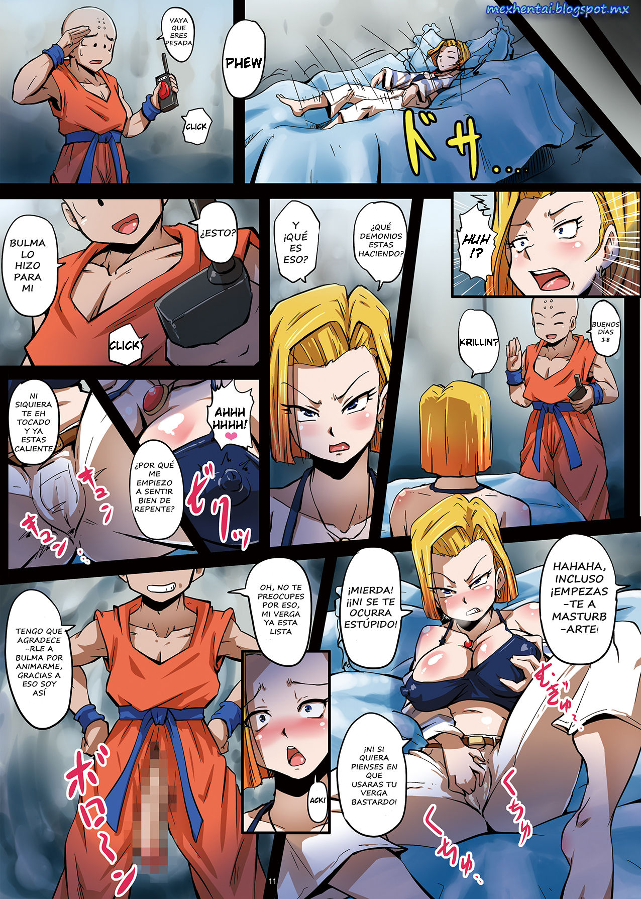 18-gou Sei Dorei Keikaku -Bulma to Krillin no Kyoubou de 18-gou ga Ochiru Made- page 12 full