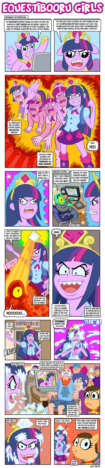 [curtsibling] Equestibooru Girls (Ongoing) cover