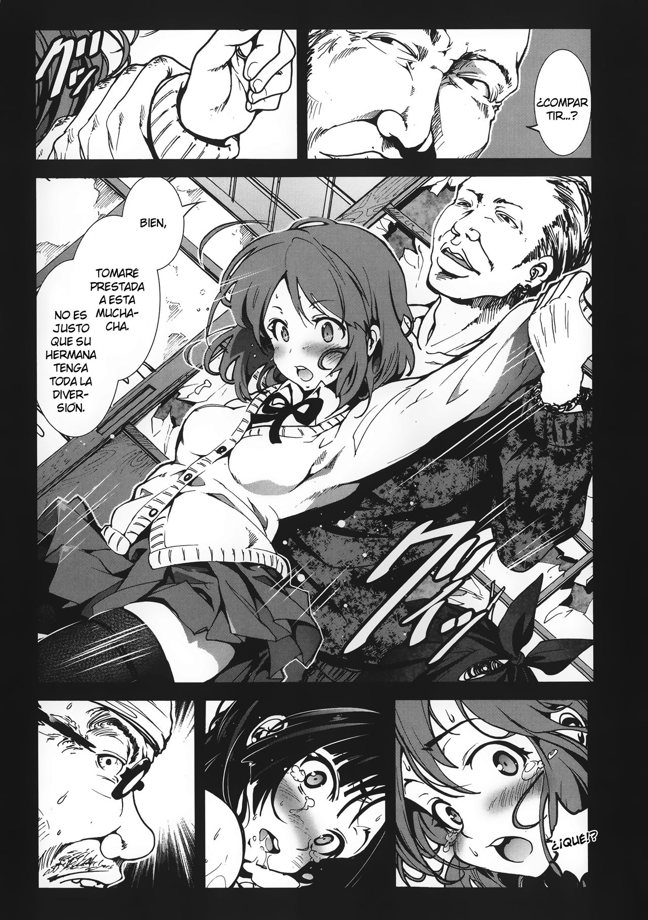 Zetsubou no Inaka Shojo ~Yokohama Doyagai Hen~ | Netorare, Violación y desesperación de una Virgen ~Barrio del distirto Yokohama~ page 9 full