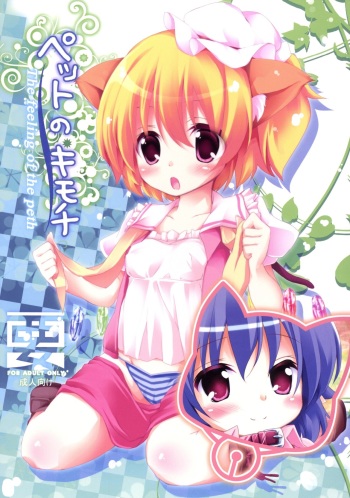[Kaname (Siina Yuuki)] Pet no Kimochi (Touhou Project) [Korean] [팀 남성부] [Digital] cover