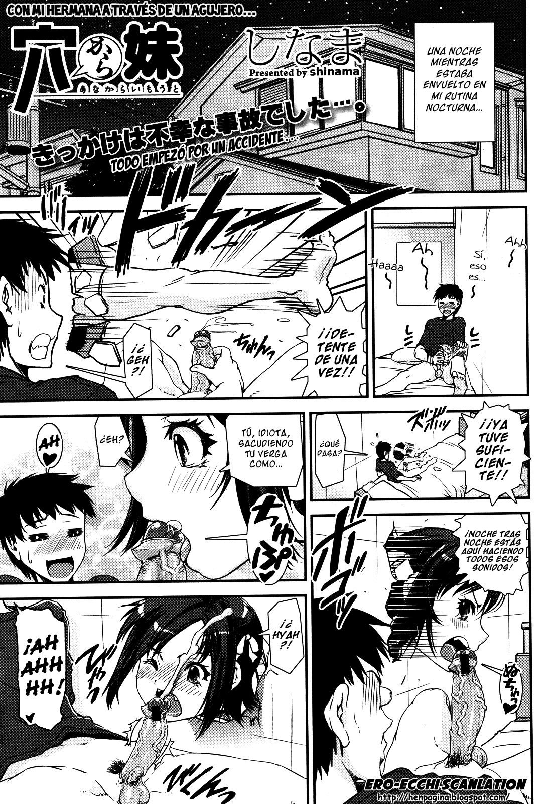 Con mi hermana a traves de un agujero& page 1 full