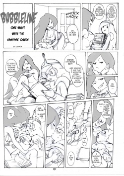 Bubbleline: One night with vampire Queen