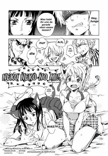[Kurione-sha (YU-RI)] Neko Neko no Mi! (Yokujou Pirates ~Wanpi Soushuuhen~) (One Piece) [German] [Mister H] [Digital] cover