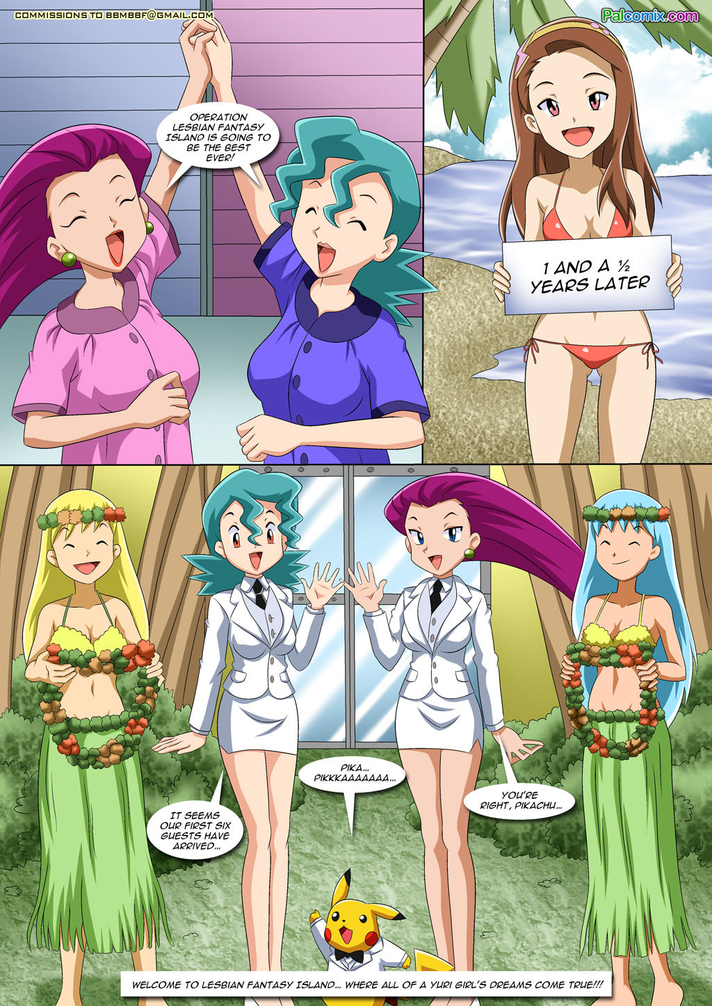 Lesbian Fantasy Island page 3 full