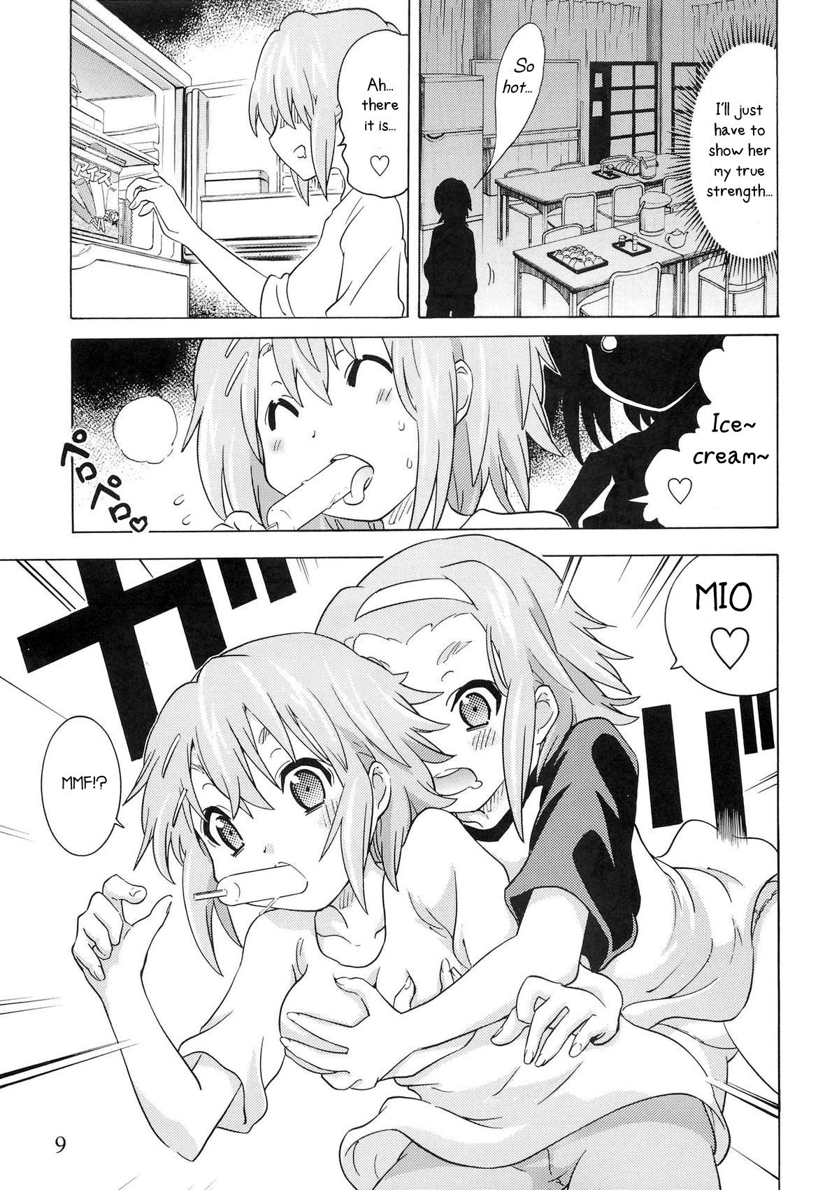 YURI-ON! #2 "Kosokoso Mio-chan!" page 8 full