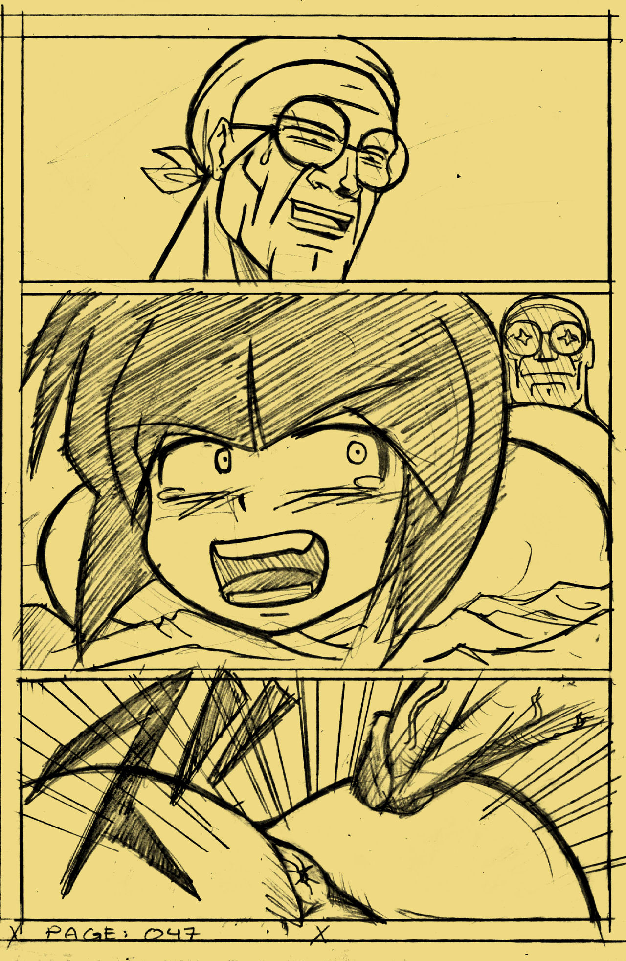 Genma gets some Tender Loving 3 In hiatus. page 11 full